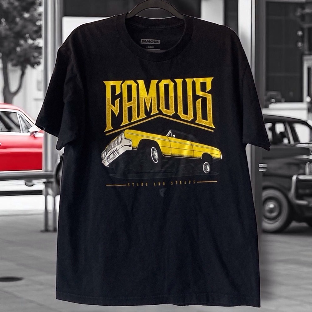 Famous Stars & Straps Lowrider Tee - Men's Large rare find Y2K